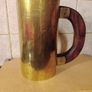 Vintage Brass Tankard/ Wooden Handle Image 2