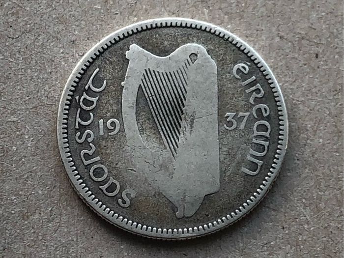 Irish silver one shilling