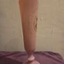 Antique Hand Painted Opaline Vase Image 5