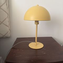 Two yellow lamps by Pieces.ie