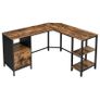 New L Shape Desk With 2 Shelves & A Drawer - FREE P&P Image 2