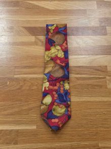 Yves Saint Laurent Fruit 100% Silk Tie YSL