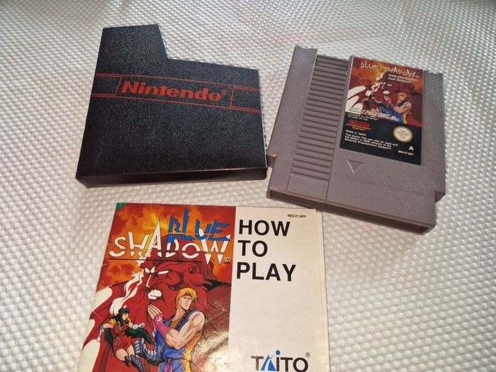 Blue Shadow Nintendo Nes Arcade Retro Games Original