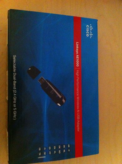 Linksys USB wifi adaptor