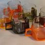 Vintage JAJ Pyrex and Plastic 1960's drinking mugs/cups Image 8