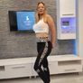 Leopard Print Side Stripe Leggings Image 3