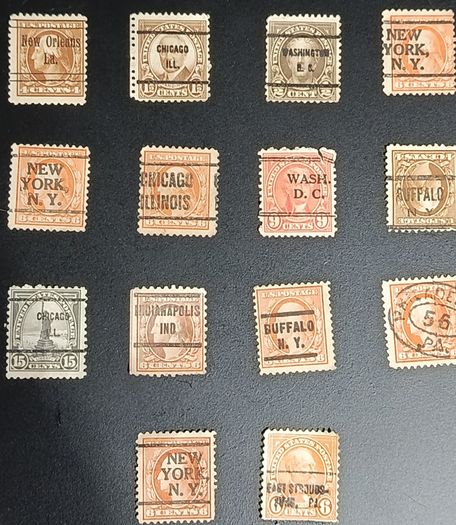 1900s 1930s USA City Cancel Selection