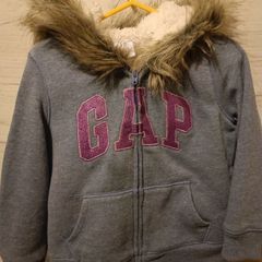 Gap warm lined winter hoodie jacket 3