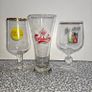 Nice lot of 6 old branded beer ale lager glasses Image 2