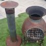 Large Steel Chiminea Image 3