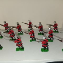 Collection Of Prince August toy soldiers 1970s Lead infantry Figures-some Damage