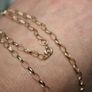 Vintage Gold Necklace 9c - 375 -3g Image 2