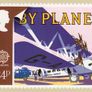 1988 England Europa (Transport) PHQ Postcards. Card show enlargement of stamps of Train, Boat, Planet & Train. Image 2