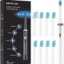 Electric Toothbrush for Adults and Kids - PHYLIAN H7 Rechargeable Whitening Toothbrush with 8 Duponts Brush Heads, 5 Modes, 3 Hours Fast Charge for 120 Days MULTIPLE COLOURS AVAILABLE (FREE POSTAGE) Image 7