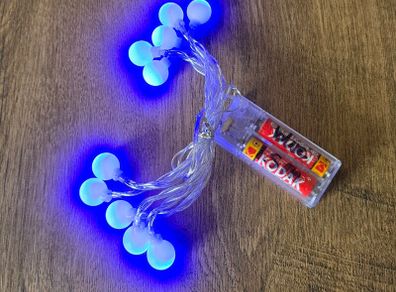 LED string lights - blue