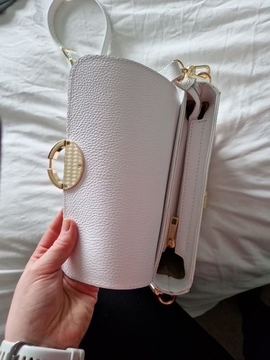 Tuscany leather white handbag