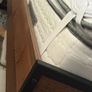 Black metal frame with wooden accent headboard Image 6
