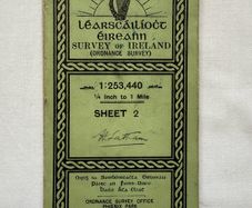 Vintage ordnance survey map of Antrim and Londonderry, good condition
