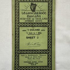 Vintage ordnance survey map of Antrim and Londonderry, good condition