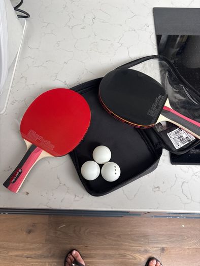 Table tennis set