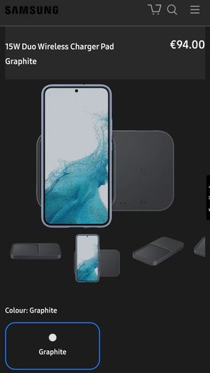 Samsung 15W Duo Wireless Charger Pad