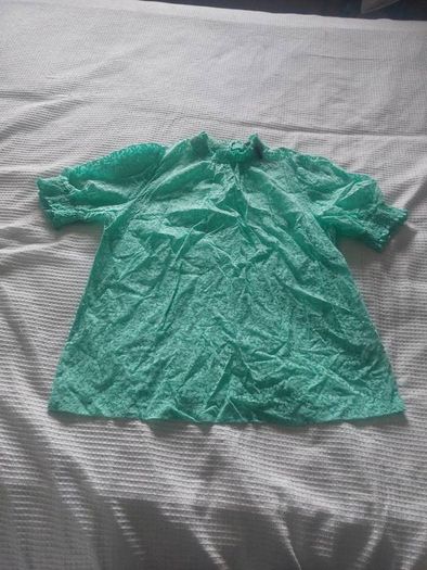 Green Floral Top