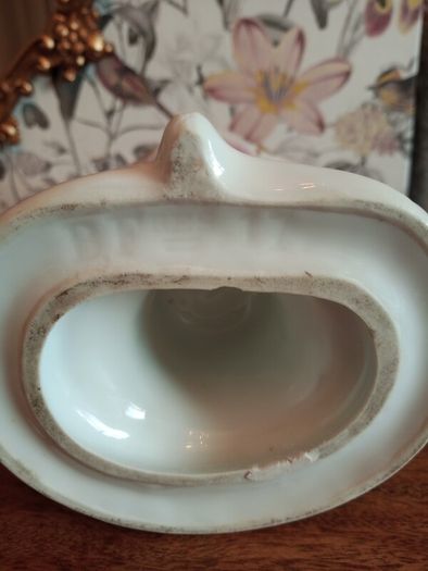 Antique French Porcelain Cornet Vase. Circa 1900