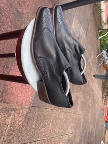 Mens brown leather shoes size 41 UK7.5