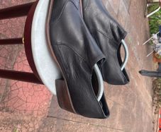Mens brown leather shoes size 41 UK7.5