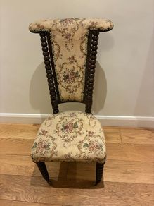 Stunning antique kneeling chair