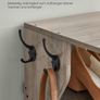 Slim Shoe Rack, Narrow Shoe Storage Organiser, 7-Tier Shoe Stand, for Small Spaces, Hallway, Cloakroom, Image 3