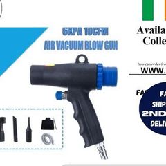 2-in-1 Air Compressor Pneumatic Vacuum Cleaner & Suction Gun Kit