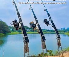 fishing rod holder automatic