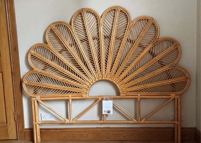 Rattan Headboard by Carolyn Donnelly