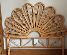 Rattan Headboard by Carolyn Donnelly