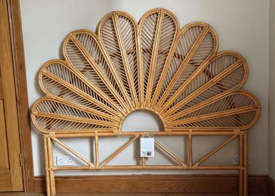 Rattan Headboard by Carolyn Donnelly