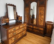 Antique Walnut Bedroom Suite