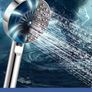Shower Head, Magichome High Pressure Shower Head with 5 Spray Modes, Turbocharged Design Powerful Shower Heads for Low Water Pressure Image 4