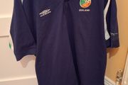 Vintage Ireland Umbro Polo Shirt early 2000's XL
