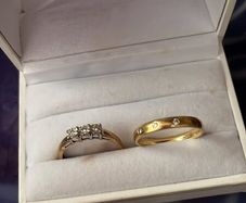 Engagement/Eternity Ring and Wedding Band for sale