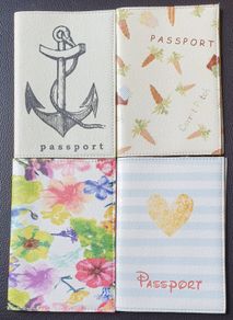 Clearance Passport cover PU leather fits any standard size passports