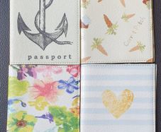 Clearance Passport cover PU leather fits any standard size passports