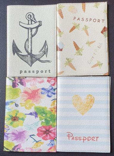 Clearance Passport cover PU leather fits any standard size passports