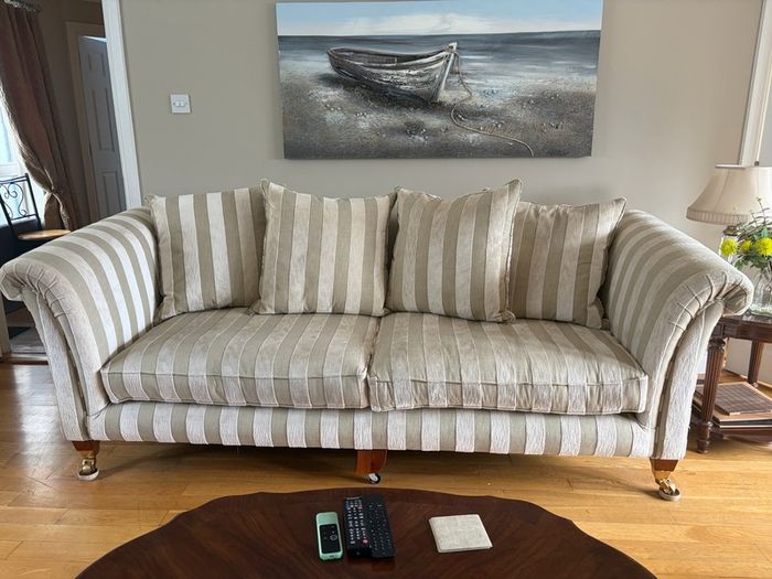 Large Finline Designer Sofa
