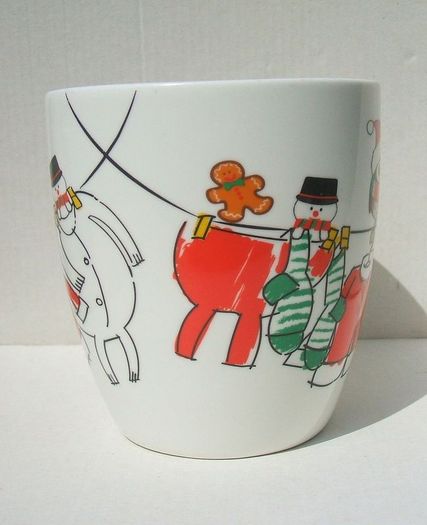 A large Primark Home (Pennys) CHRISTMAS themed porcelain mug (excellent unused condition)