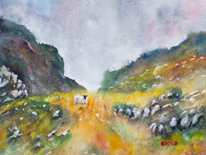 Gap of dunloe   visitor watercolour
