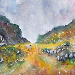 Gap of dunloe   visitor watercolour