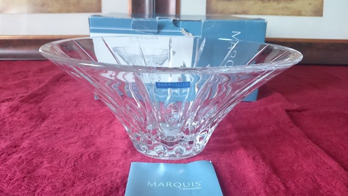 New In Box And Never Used Marquis By Waterford Crystal Sheridan Flared 10 Inch Centerpiece Bowl Made In Germany