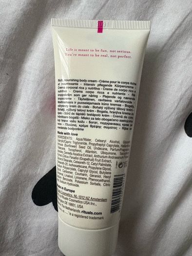 Rituals the ritual of holi - nourishing body cream 100ml - flamingo flower & pink grapefruit