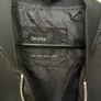 Bershka black bomber jacket Image 3